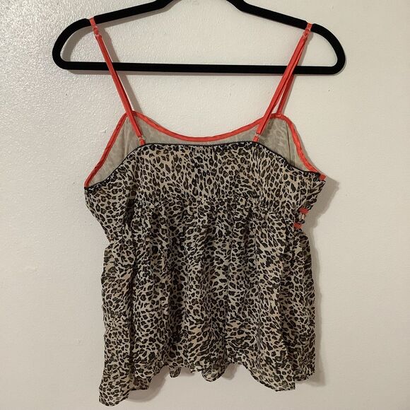 Secret Treasures Y2K Style Cheetah Print McBling Babydoll Camisole Large - Picture 7 of 9